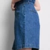 Bermudashorts i bomuldsdenim