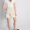 Bermudashorts i bomuldsdenim
