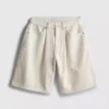 Bermudashorts i bomuldsdenim