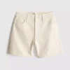 Bermudashorts i bomuldsdenim