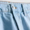 Bermudashorts i bomuldsdenim