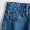 Bermudashorts i bomuldsdenim