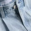 Bermudashorts i bomuldsdenim