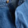 Bermudashorts i bomuldsdenim