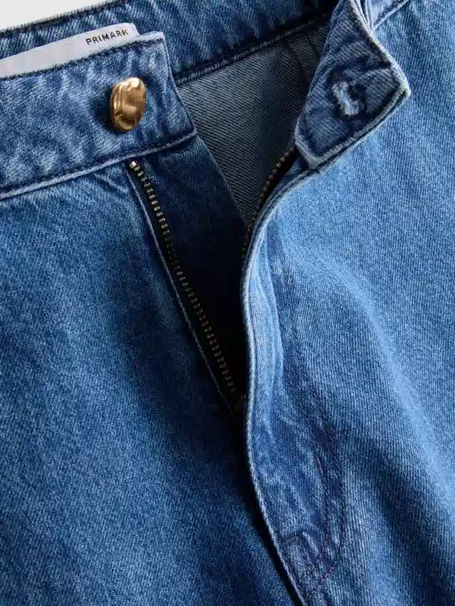 Bermudashorts i bomuldsdenim