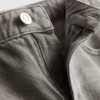 Bermudashorts i denim med rå kant