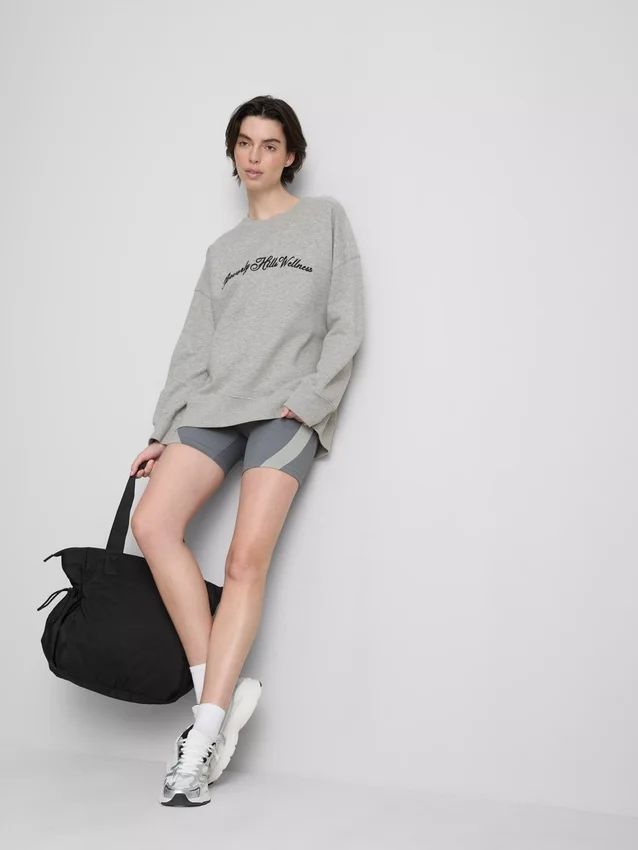 Beverly Hills-sweatshirt med højt bomuldsindhold