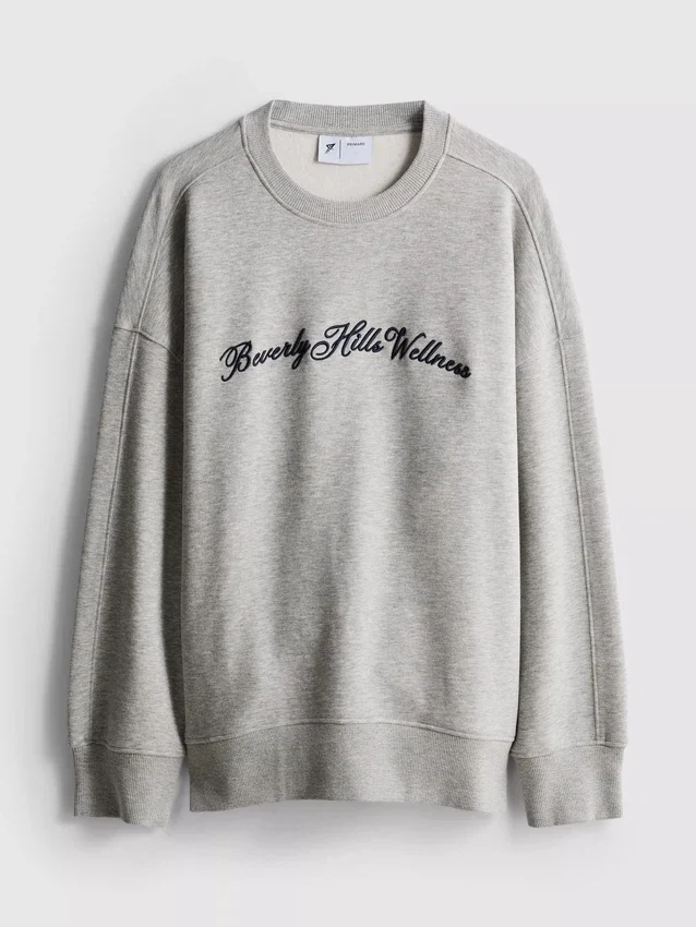 Beverly Hills-sweatshirt med højt bomuldsindhold