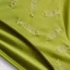 Bikinibukser med broderi og bindebånd i siden