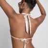 Bikinitop med halterneck og bandana-print