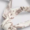 Bikinitop med halterneck og bandana-print
