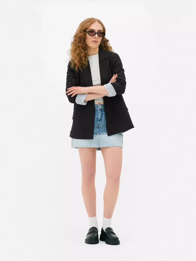 Blazer i afslappet pasform