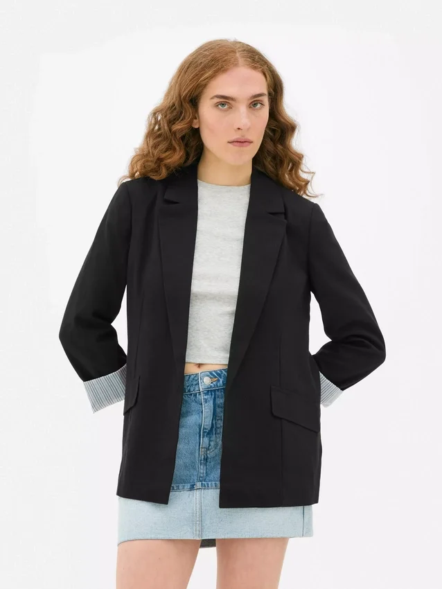 Blazer i afslappet pasform