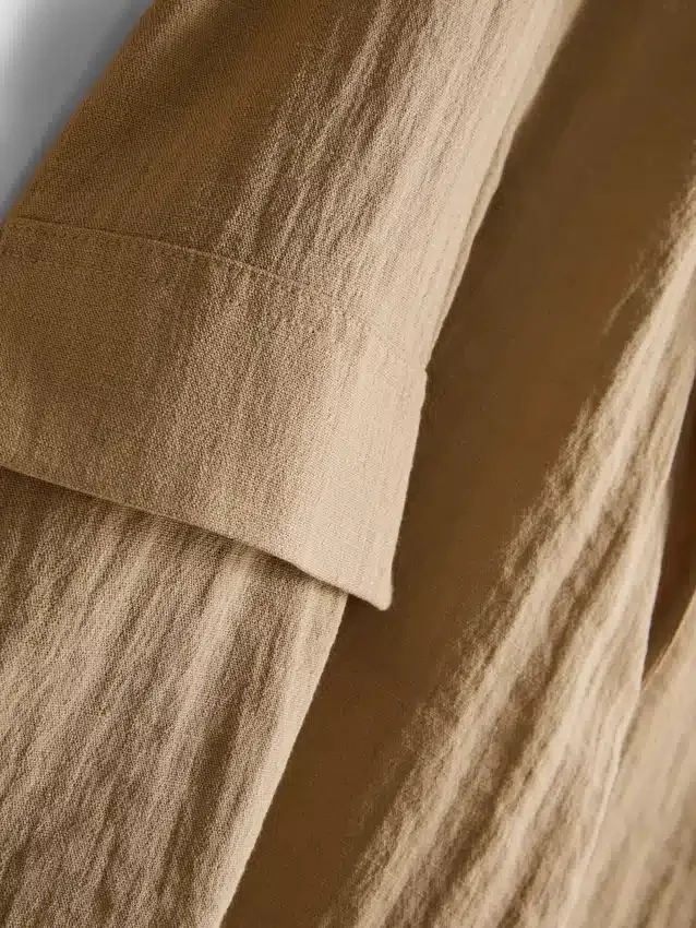 Blazer med struktur og skrå revers