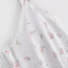 Blomstret bomulds-dobby-chemise