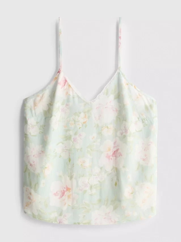 Blomstret pyjamasser-cami
