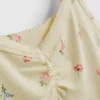 Blomstret ribbet pyjamasser