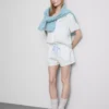 Blomstret satin-pyjamasser i boyfriend-stil