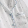 Blomstret satin-pyjamasser i boyfriend-stil