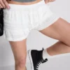 Bloomer-shorts med flæser