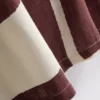 Bluse med korte ærmer og print