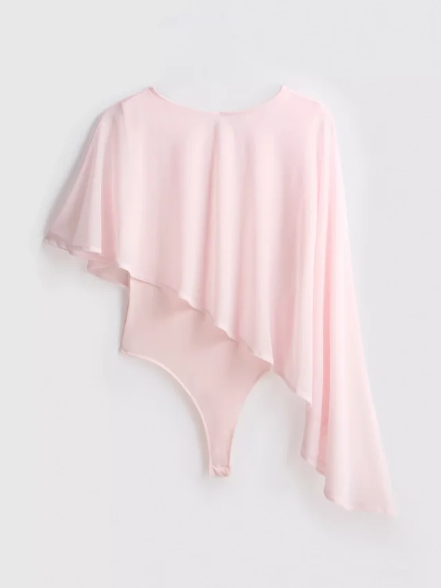 Bodysuit med kappeoverdel
