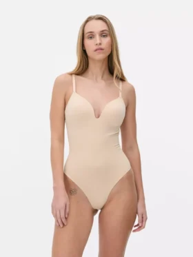 Bodysuit med skålformet g-streng