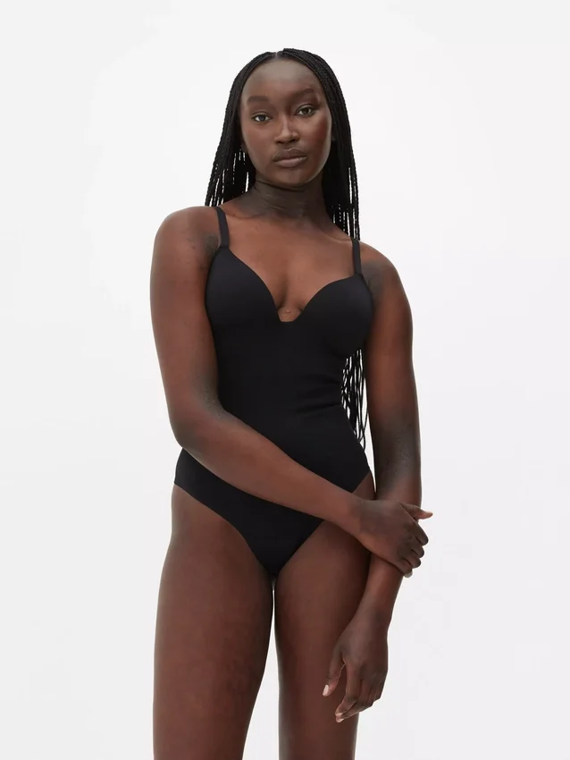 Bodysuit med skålformet g-streng