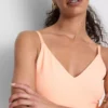 Bodysuit med V-udskæring og stropper