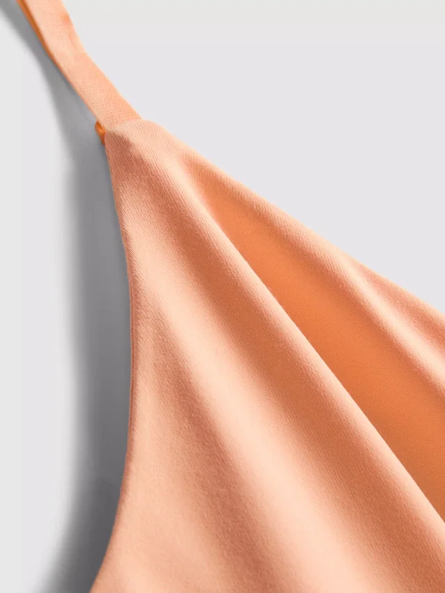 Bodysuit med V-udskæring og stropper