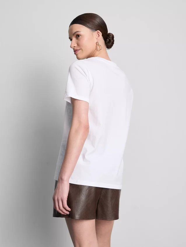 Bomulds-T-shirt med Hello Kitty-motiv