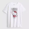 Bomulds-T-shirt med Hello Kitty-motiv