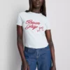 Bomuldsrig T-shirt i Conan-grå