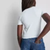 Bomuldsrig T-shirt i Conan-grå