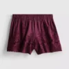 Bomuldsshorts med høj talje og broderi
