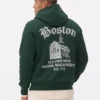Boston-hoodie med grafisk print