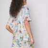 Boyfriend-pyjamasser med korte ben