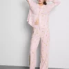 Boyfriend-pyjamasser med print