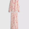 Boyfriend-pyjamasser med print