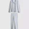 Boyfriend-pyjamasser med print