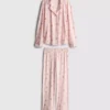 Boyfriend-pyjamasser med print