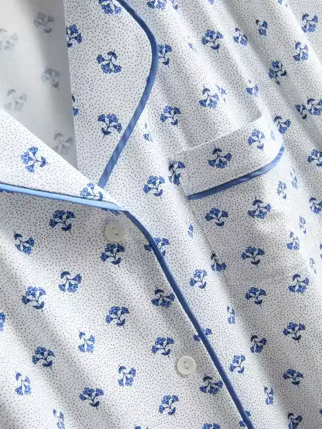 Boyfriend-pyjamasser med print