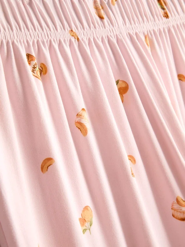 Boyfriend-pyjamasser med print