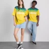 Brasilien-T-shirt med korte ærmer