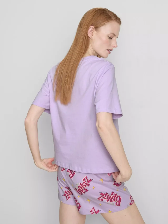 Bratz pyjamasser i bomuld med grafisk print