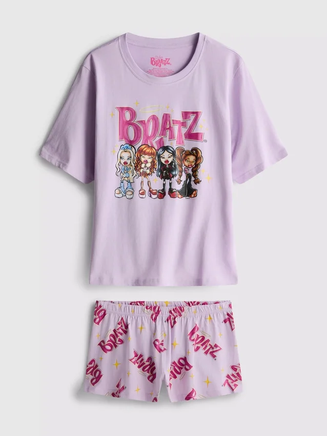 Bratz pyjamasser i bomuld med grafisk print