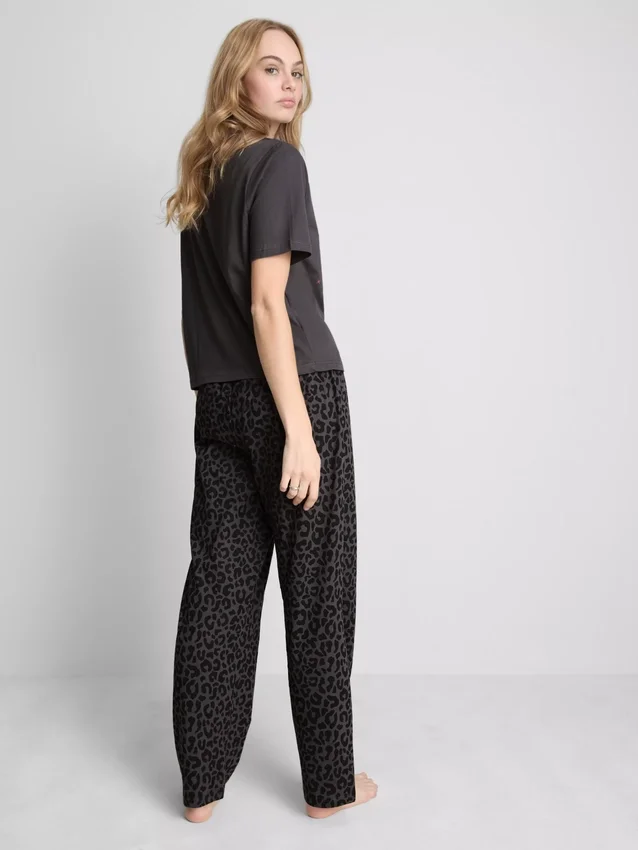Bratz-pyjamasser i bomuld med leopardmønster