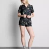 Bratz pyjamasser med grafisk print og korte bukser i boyfriend-stil