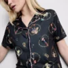 Bratz pyjamasser med grafisk print og korte bukser i boyfriend-stil