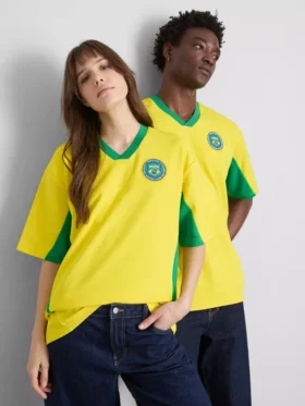Brazil kortærmet mesh-T-shirt